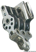 Viadana Micro Triple Block with Becket and Cam Cleat for Rope up to 5 mm, 17 mm Sheaves