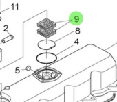 Nanni Diesel 970310348 - Breather Element for Cylinder Head Cover