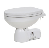 Jabsco 38045-3094 - Quiet Flush E2 Compact Electric Toilet 24V with Solenoid, Soft Closing