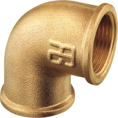 Plastimo 13601 - Connector brass elbow 90° female female 1''