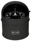 Ritchie Compass 'Globemaster D-615-EB', 12/24/32v, Binnacle Mount, Ø152,4mm/2 Of 5°, Black (Sail)