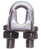 Allpa Stainless Steel Wire Rope Clamp, Ø10mm