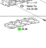 Nanni Diesel 970312030 - Cylinder Head Gasket for T4.155 and 4.380TDI Engines