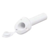 Nuova Rade 37658 - Rod Holder, W/ Cap, Plastic, Ø40mm, H.230mm, White