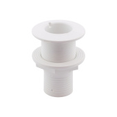 Nuova Rade 44714 - Thru-Hull Fitting 1'', W/Hose Barb Ø25mm, White