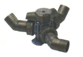 Vetus Y3V Plastic Three-Way Valve Without Hose Connections
