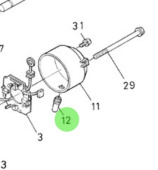 Nanni Diesel 970313358 - Starter Motor Cover for N3 and N4 Engines