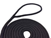 Allpa 16-Plait Fender Ropes Handmade T16 + Splice 6mm, Black, L=2m