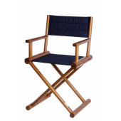 Marine Business Navy Blue Director's Chair 52x48x90 cm