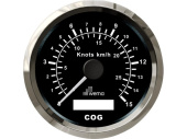 Wema 110632 - Silverline Speedo GPS 15 Knot Black 27km/h