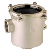 Guidi Water Strainer Ionio Series with Polycarbonate Cover, BSPP Thread, Bronze