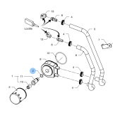 Vetus 08-00064 - O-ring for Oil Cooler D2009