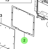 Bukh 00700-BS1P0 - Pad for S270J ECU and Case