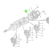 Nanni Diesel 970301983 - Bearing Cover Gasket for 4.190HE Engines