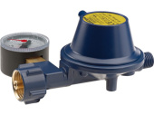 Talamex GOK Straight Gas Pressure Regulator With Manometer 30 Mbar