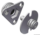Osculati 10.467.01 - Metal Range Female Clip, 3 Fitting Screws