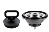 Allpa Plastic Straight Waste Pipe, 1-1/4", With Stainless Steel Strainer & Plug