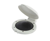 Vetus P19007 - Maxwell Foot Switch, with White Cover, Ø 104 mm, 21 mm High, 47 mm Deep