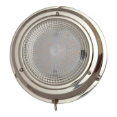 Hollex Surface-Mounted Ceiling Light Stainless Steel 304 12V 127mm Warm White LED