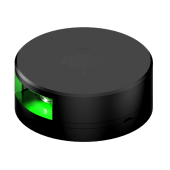 Lopolight 301-008-B-UL 6M - Navigation Light 2NM 112,5° Green, Starboard, Black Anodized