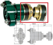 Aquadrive 6070035 CV15 Extended (Custom Length) Constant Velocity Joint WL= to 1000 mm for CVB15.10