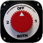 Allpa Battery Selector Switch, Plastic, 350a Continuous (Splash Waterproof)