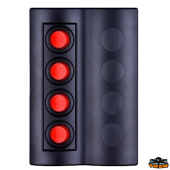 Trem L0604131 - Switch Panel With 4 Utilities Circuit Breaker And LED IP65
