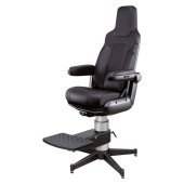 Norsap 8600 - 1600 Comfort S Seat Five Star Base 75/94 Aluminium Black