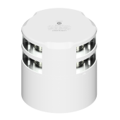 Lopolight 201-012ST-WH - Navigation Light 2NM 360° White, Double, White Ceramic Coated