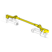 SeaStar HO6002 - Tie Bar Kit For Front Mount Twin-Cylinder, Twin-Engines