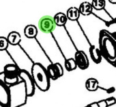 Jabsco 18753-0230 - Seal Spacer Kit for P370