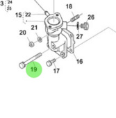 Nanni Diesel 970312989 - Bolt for Cylinder Head and Fuel Camshaft Assemblies