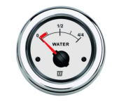 Vetus WATERW - Water Level Gauge, White, 12/24V, Cut-out Size Ø 52 mm (excl. Sensor)