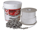 Quick Slim Splice Anchor Rope & Galvanized DIN766 Chain Combination