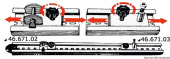 Osculati 46.671.00 - Stainless Steel Rail 100 cm 28x29 mm