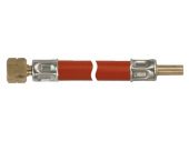 Talamex Gas Hose ¼" Left-Handed Thread x 8mm Left Hose Tail Smooth 400mm
