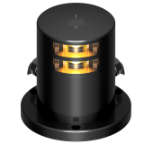 Lopolight 301-113ST-PRO-I - Navigation Light 3NM 135° Double Yellow Towing, Black Anodized