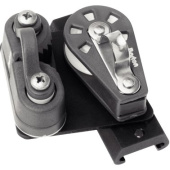Barton 26110 – End Fitting with Sheave & Cleat (Pair) for 24mm I Track, Ball Bearing Sheave, K Cam Cleat