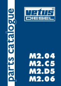 Vetus STM0034 - Spare Parts Catalogue for M2.04-M2.06
