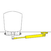 SeaStar HC5380-3 - Splashwell Mount 125-9 Hydraulic Marine Cylinder