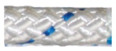 Allpa Allcord-21, Double Braided Sheet Line, Ø6mm, White With Blue Tracer Thread, 200m