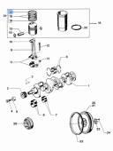 Vetus STM2145 - Piston Ring