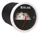 Ritchie Compass Model 'Ritchie Sport X-21ww', Dash Mount Compass, 12v, Dial Ø50,8mm/5°, White