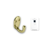 Foresti & Suardi 220.L - Coat Hook 40x20x30 mm Brass Blister