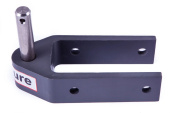 SeaSure Rudder Gudgeons in Hard Black Anodised Aluminium, 25-54 mm