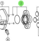 Flojet 20407060 - Check Valve Kit Silicone for Quad Pumps