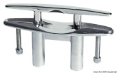 Osculati 40.136.02 - Push-up cleat mirror-polished AISI316 217/203 mm