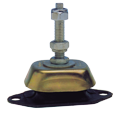 Allpa Flexible Anti Vibration Mount 'Medium', 35° Shore, Pin M16, Dims. 183x75x50mm, Max. 95kg