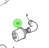Nanni Diesel 48201143 - Oil Pressure Sender for Nanni Marine Engines