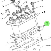 Nanni Diesel 970302830 - Injection Pump Shim for 4.150HE and N4.38 Engines